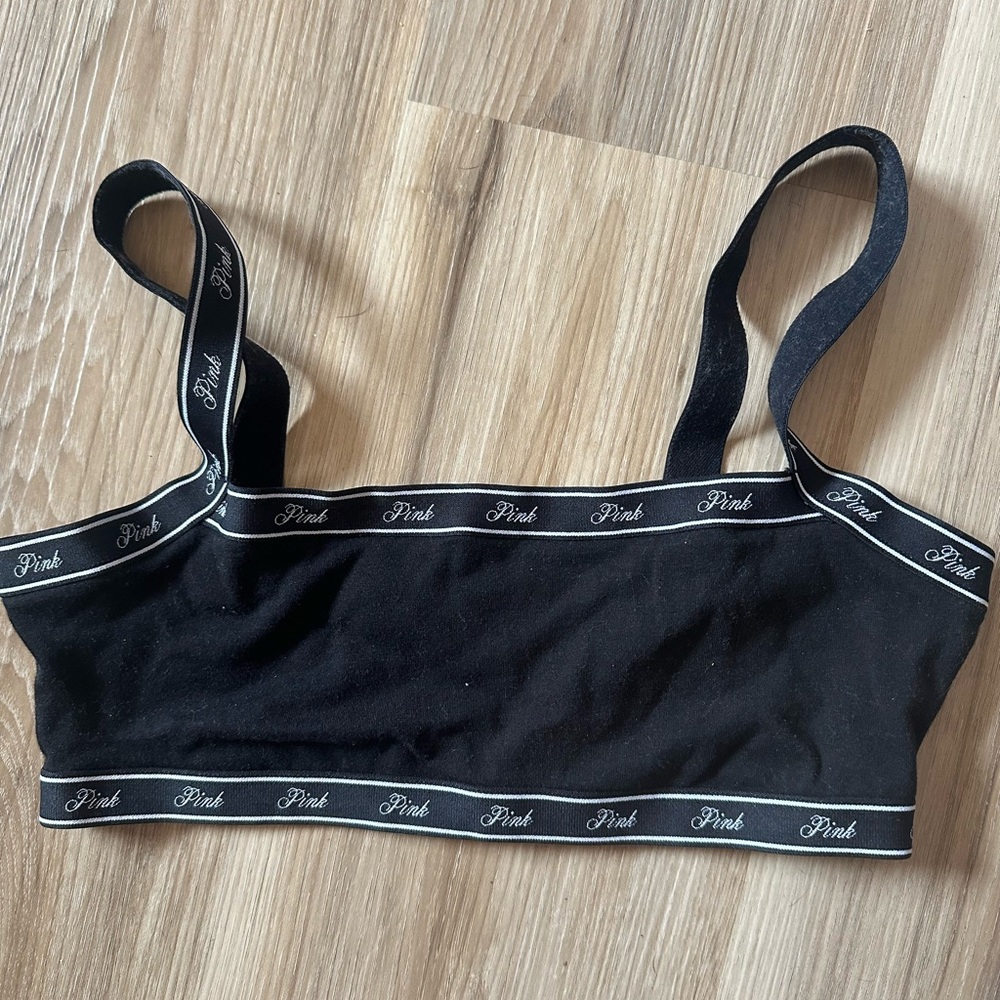 PINK Victoria's Secret Black Bandeau